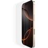 Belkin ScreenForce TemperedGlass Vetro Temperato per iPhone 16 Pro, durezza 9H, antigraffio, trasparente, include un supporto per un'applicazione senza bolle, pellicola per iPhone 16 Pro, 2 pezzi