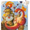 Djeco DJ07256 Silhouette Puzzle, Misto