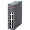 Hikvision DS-3T1512HP-SI-8P4F Switch industriale Smart Managed 8 porte Gigabit PoE, 4 SFP, 300 W