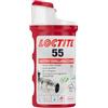 LOCTITE 55 Filo sigillaraccordi per tubi, Bianco, 1 vaso x 160m | Sigillatura istantanea a piena pressione, Senza PFAS e PTFE, Per raccordi in metallo e plastica, Riposizionabile