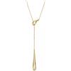 SWAROVSKI COLLANA PENDENTE Y, CLASSICA ORO