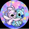 Disney, RAVENSBURGER, Disney Stitch Ravensburger - puzzle rotondo stitch, round puzzle 500 pezzi, puzzle adulti