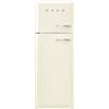 SMEG FAB30LCR6, Capacità netta totale 294 l, Rumorosità: 34 dB(A), 3 ripiani, Dimensioni: L 60 cm A 172 P 76,8 cm, Panna, Classe C