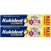 PROCTER & GAMBLE SRL Kukident Ultimate Neutro Bipacco 2x57g | Crema Adesiva Dentiere