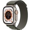 Apple Watch Ultra (2022) GPS + Cellular 49 mm - Titanio Titanio naturale - Alpine loop Verde - refurbished