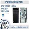 HP WORKSTATION Z440 Cpu Xeon E5-1620 V4 Ram 8Gb DDR4 SSD 240 Gb Win11Pro