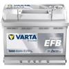 Varta Batteria di avviamento auto varta n60 12v 60ah