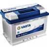 Varta Batteria di avviamento auto varta e11 74ah 680a