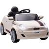 AIYAPLAY Macchina Elettrica per Bambini 12V Fiat 500 con Telecomando