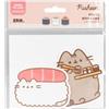 Grupo Erik Pusheen Sushi Roll Set 2 Stickers | Adesivi Vinile Sagomati | Laptop, Borraccia e Cellulare, Decorazioni Resistenti, Gatto Gadget, Regalo Kawaii