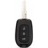 Car Passion Guscio Chiave Telecomando Compatibile con Dacia Sandero Duster Logan Cover Scocca Ricambio Tasti Riparazione Sostituzione (3 Tasti)