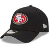 New Era NFL Berretti Football Americano Cappello Cappellino da Baseball Visiera Curva Regolabile 9Forty A-Frame Nero