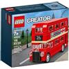 LEGO Creator 40220 - Set da costruzione per autobus londinesi, 118 pezzi