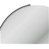 Parama Applique led per specchio tondo 80cm in alluminio nero opaco IP44 4000K | Moon