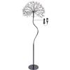 LOTTI Albero Luminoso a Sfera Nero RICH 160 cm con 1350 MicroLED