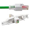 Lustrens 10 connettori RJ45 per cavi di rete CAT6, cavo patch senza necessità di attrezzi