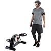 Christopeit Sport Mini Bike MB 3 nero, Cyclette per allenamento di braccia e gambe, pedalatore con resistenza regolabile