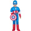Rubie's Rubies - Costume ufficiale Marvel Spidey and His Amazing Friends Captain America Deluxe, taglia 5-6 anni