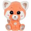 Gipsy Toys - Kawami Panda Rosso - Peluche Kawaii - 15 cm - per Bambini | Testa Generosa e Sguardo Brillante - Pelo Doppio Ultra Morbido - Dalla Nascita - 6 Animali, 3 Formati - Idea Regalo Kawaii
