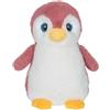 Gipsy Toys - Pinguino Coccolone Rosa Antico - Peluche - 18 cm - per Bambini | Silhouette Rotonda Ultra Morbida - Facile da Trasportare - Disponibile in 3 Colori - Idea Regalo Senza Tempo per la Nascita