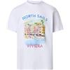 NORTH SAILS T-Shirt Uomo in Jersey di Cotone Organico con Stampa Grafica