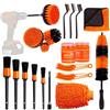 Kit pulizia auto per interni ed esterni - 20 pezzi