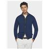 Spada Roma Cardigan con zip e bottoni — M -