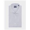 Spada Roma Camicia a righe collo francese in puro cotone — 38 — blu