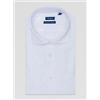 Spada Roma Camicia collo francese in cotone stretch — 38 — bianco