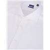 Spada Roma Camicia collo francese in puro cotone trama diagonale — 38 — bianco
