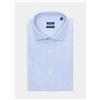 Spada Roma Camicia a righe sottili in puro cotone — 38 — celeste