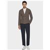 Spada Roma Giacca doppiopetto in lana e cashmere — S — marrone