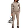 Puma - Tuta con Cappuccio da Donna Sweat Fleece, Marrone