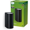 Philips LED Nightingale Lampada da Parete per Esterni, Luce Bidirezionale, Lampadina non Inclusa, 2x max. 35W, IP44, Nero
