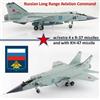 Hobby Master 1/72 MiG-31K Foxhound-D Russian Air Force con KH-47 e 4 x R-37