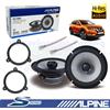 Alpine S2-S65 Casse Altoparlanti Post Coassiali 165mm 240W per NISSAN X-TRAIL
