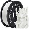 GEEETECH Filamento 3D Geeetech ABS+ 1.75mm 1KG, Materiale Plastico per Stampante 3D, Senza Grovigli, Non Tossico, Confezione Sottovuoto, Bianco Nero Rosso Blu