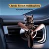 YESPLEASE Cool Bulldog Pilot rotante elica deodorante per Auto fragranza Auto presa d'aria profumo aroma accessori interni