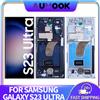 AUMOOK OLED Per Samsung Galaxy S23 Ultra Display LCD Touch Screen Digitale Digitizer Assembly W/Impronte Digitali S918B S918U S918W Parti LCD