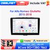 OSSURET Android 13 Autoradio Per Alfa Romeo Giulietta 2015-2018 Auto Multimediale Lettore GPS Carplay 4G-LET WIFI 2din Autoradio 360Camera