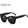 ZENOTTIC Occhiali da sole polarizzati in acetato fatti a mano Occhiali da sole con protezione UV400 con paralume quadrato alla moda per donna