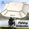 Ombrello da pesca quadrato grande | Ombrellone da spiaggia UPF 50+ Protezione solare UV Impermeabile antivento pieghevole portatile regolabile