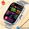LAXASFIT 2026 Smartwatch con Pulsante Rotante, Orologio Intelligente con Chiamate Bluetooth, Tracker di Attività Fitness per Uomini e Donne, Regalo per le Feste