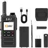 SHJ Walkie Talkie Zello 4G con Scheda SIM, Rete WiFi, Radio Cellulare a Lungo Raggio 100 Miglia, Walkie Talkie POC Professionale