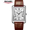 SKMEI 2575 Nuovo Orologio da Uomo al Quarzo Quadrato alla Moda, Impermeabile con Calendario, Cinturino Classico da Business, Reloj Hombre