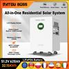 DATOUBOSS 48V 628Ah 32,15kWh 12KW Inverter Ibrido Solare con Batteria LiFePO4 per Sistema Fotovoltaico con WiFi Senza IVA per Accumulo di Energia Rinnovabile