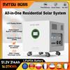 DATOUBOSS 16.07kWh Batteria LiFePO4 All-In-One ESS con Inverter Ibrido Integrato da 11kW 51.2V 314Ah WiFi BMS Backup Domestico Off-Grid Senza IVA