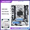 MACHINIST Kit Scheda Madre MACHINIST X99 K9-D3 Chipset C612 Supporto CPU E5 2666 V3 e E5 2673 V3 Opzionale Supporto RAM DDR3 Quattro Canali M-ATX