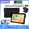 Jansite Navigatore GPS Universale per Moto con Schermo Carplay 2K, Dashcam Android Auto 7" Touch Screen, Doppio Bluetooth, Mirror-Link, Dash Cam Moto 1440P