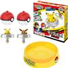 LDCX Pokémon Ball Battle, Trottola Giroscopica, Pikachu, Charmander, Squirtle, Arena, Eevee, Action Figure Originale, Gioco di Battaglia, Giocattolo